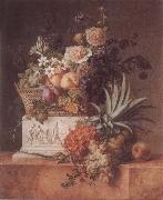 Willem Van Leen Pineapple Jardiniere oil painting artist